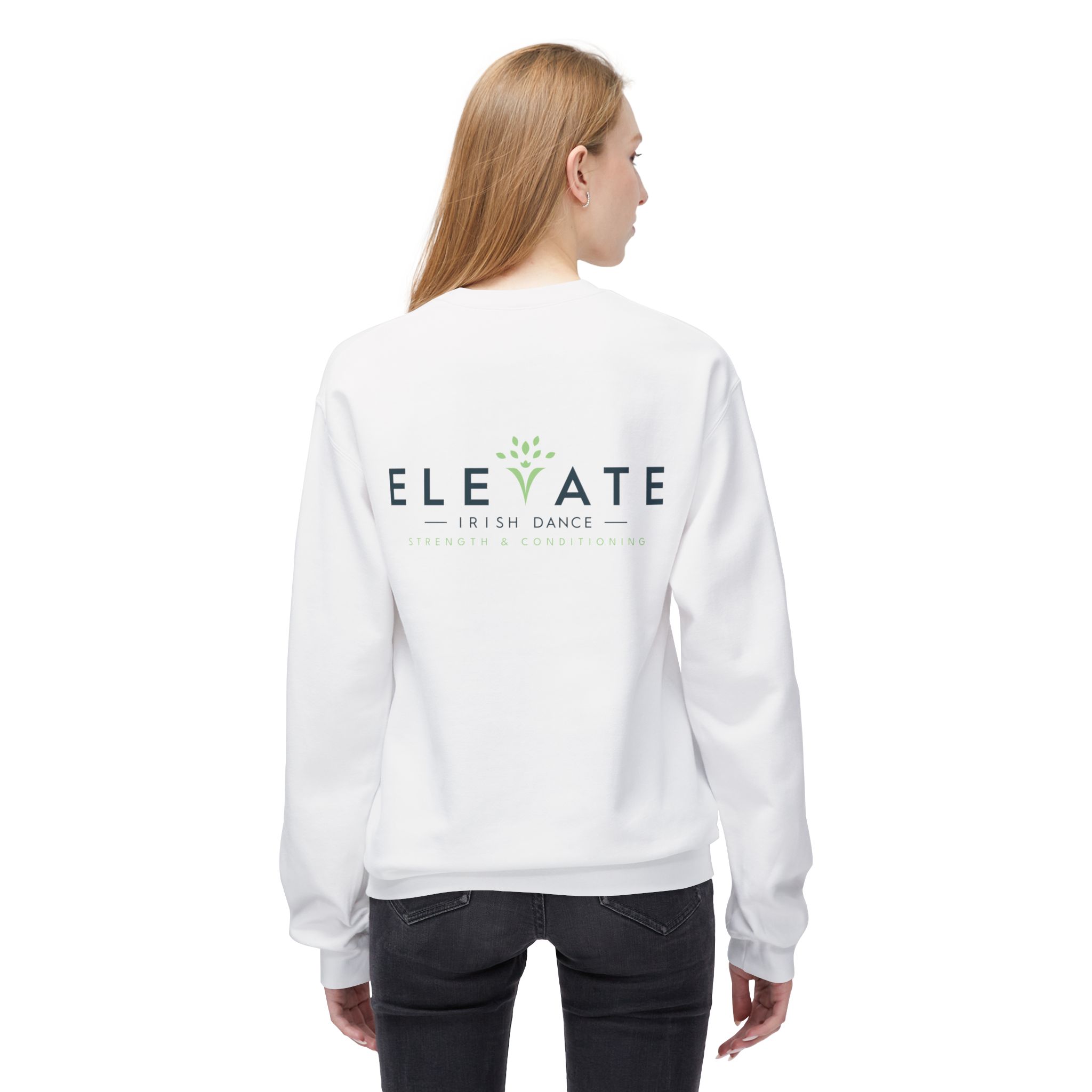 Elevate Unisex Midweight Crewneck Sweatshirt - Softstyle Fleece - Image 4
