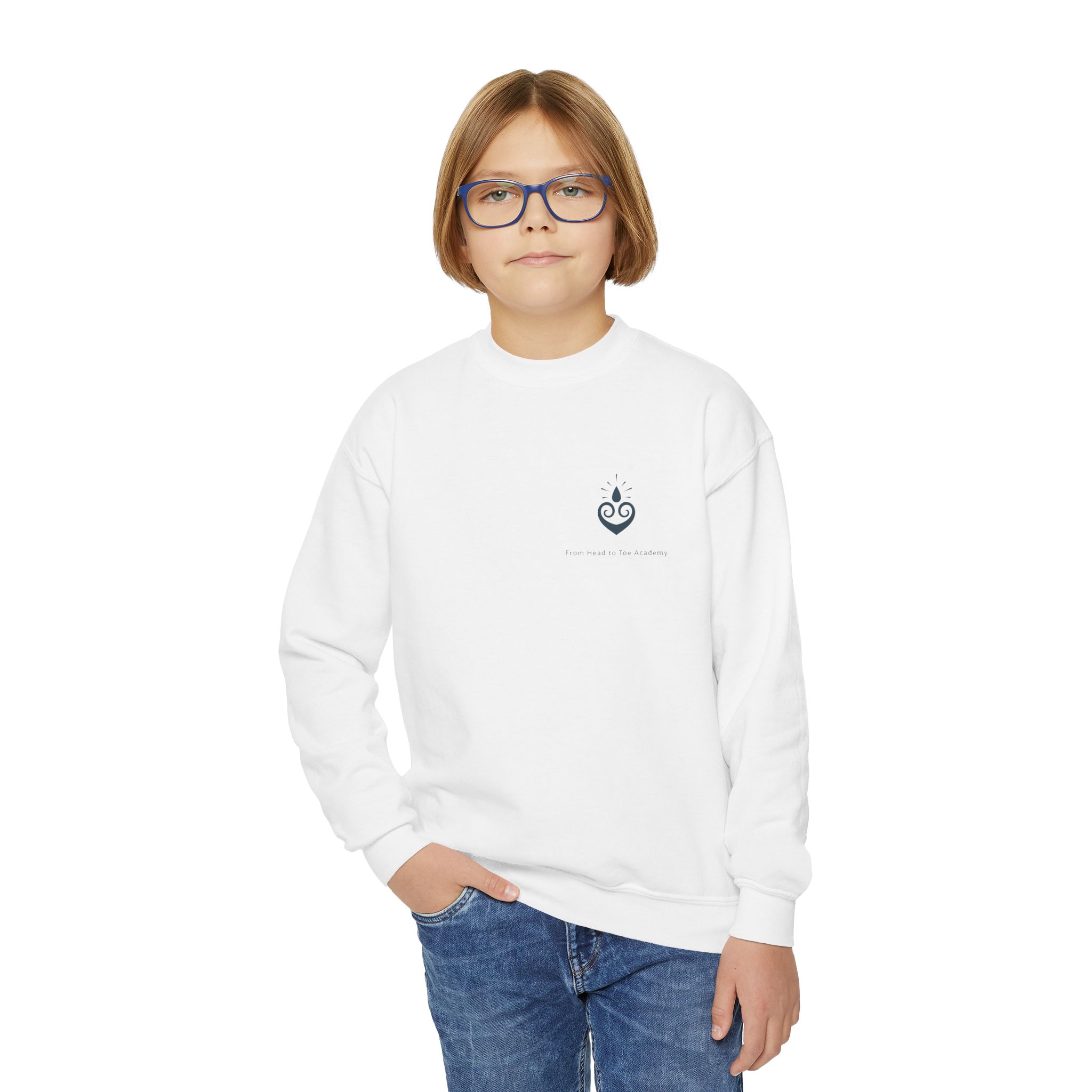 Elevate Youth Crewneck Sweatshirt - Image 3